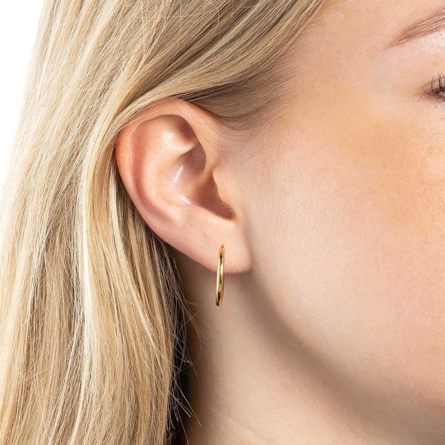 Detalle 2 de Leonardo Jewels Kreole Alida Beauty's Gold 2cm