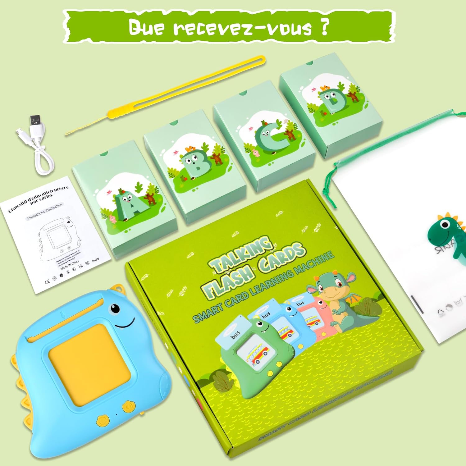 Thumbnail 6 de 510 Mots Carte Flash Parlante Français