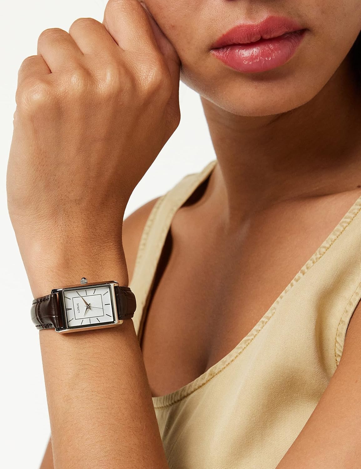 Thumbnail 1 de Lorus Damen Analoguhr Quarz mit Lederarmband RG289VX9