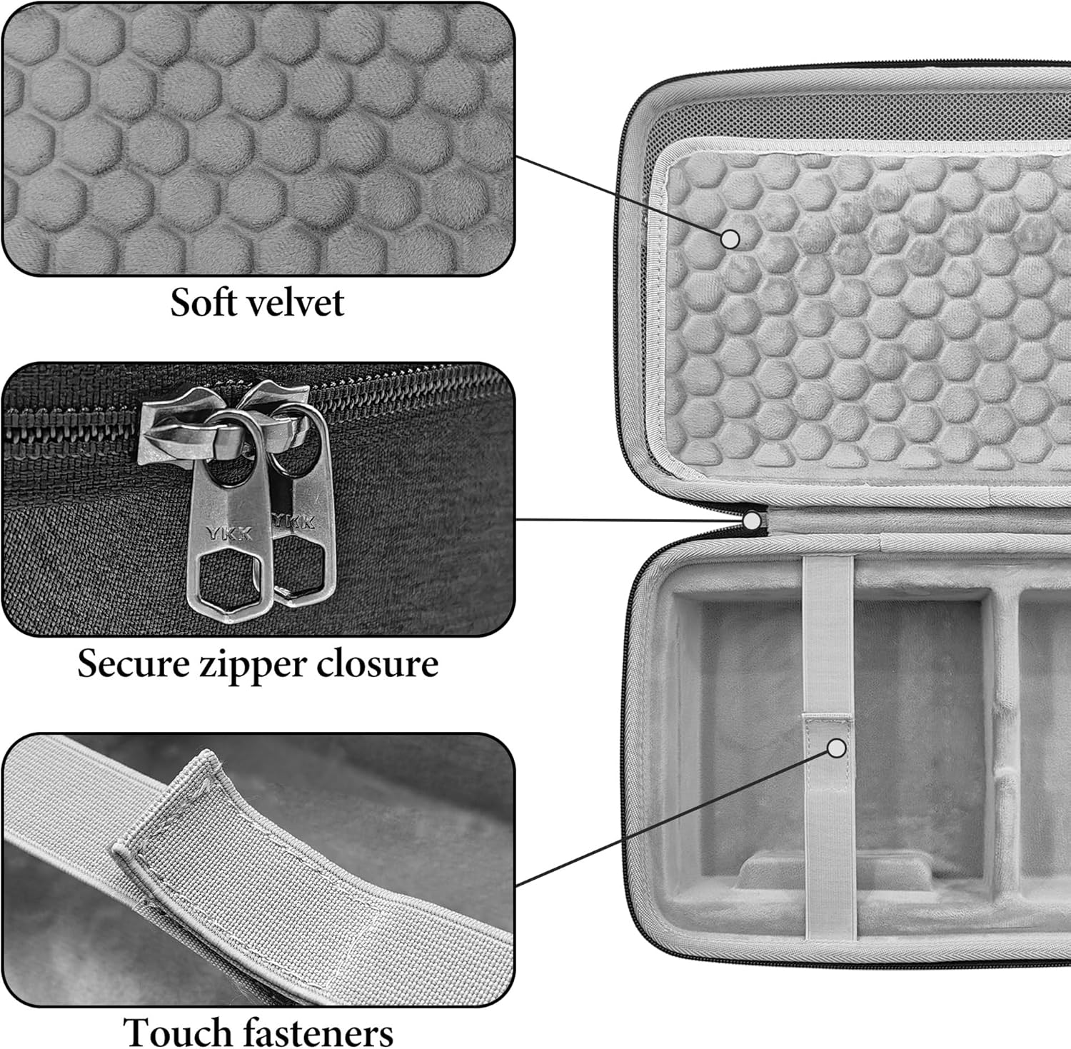 Detalle de Musiin Hard Shell Carrying Case for Apollo Twin X Duo/Quad Gen 2 (Dark Grey)