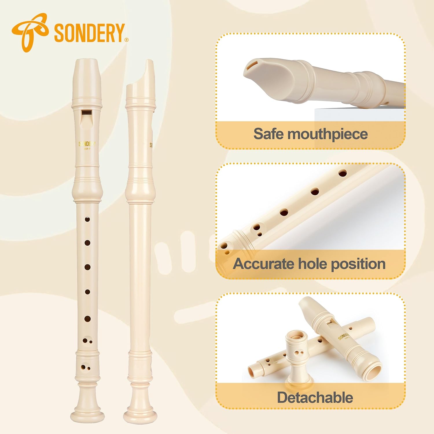 Thumbnail 2 de Sondery Sopranblockflöte Barockinstrument