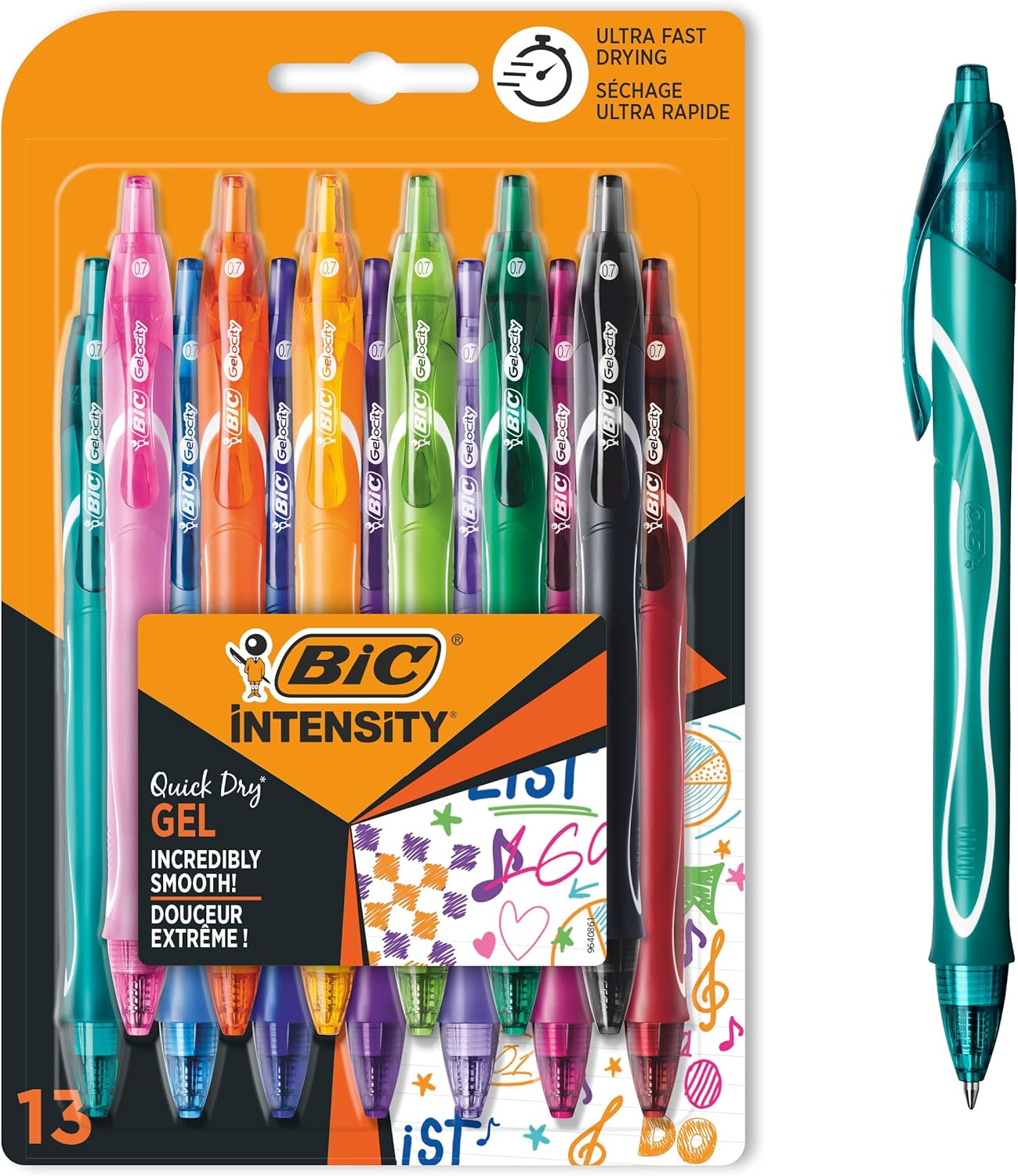 Thumbnail 6 de BIC Gel-ocity Quick Dry Pens 0.7mm