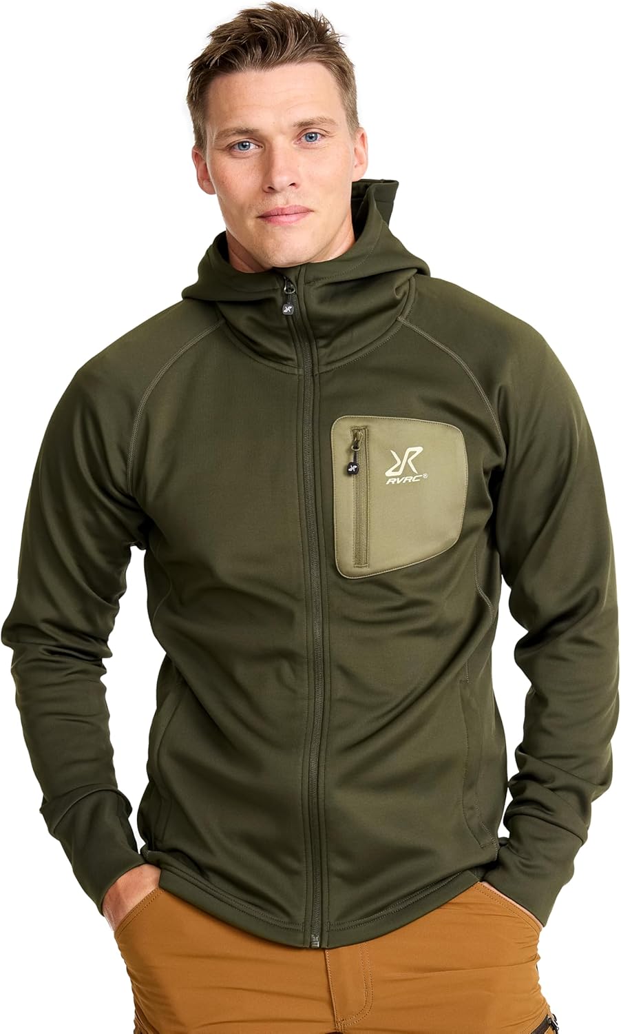Thumbnail 6 de RevolutionRace Evolution Stretch Fleece Hoodie zippé homme : sweat à capuche technique pour la randonnée