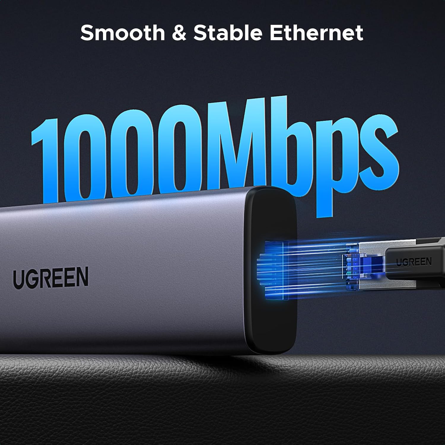 Detalle de UGREEN Revodok USB C Hub 6‑in‑1