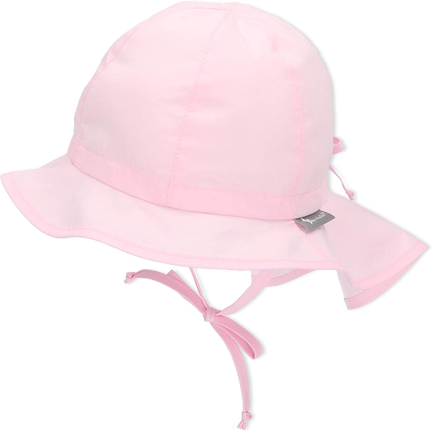 Detalle de Sterntaler Sonnenhut – Unisex Sommerhut mit UV-Schutz 50+, breiter Krempe, Nackenschutz und Größenregulierung