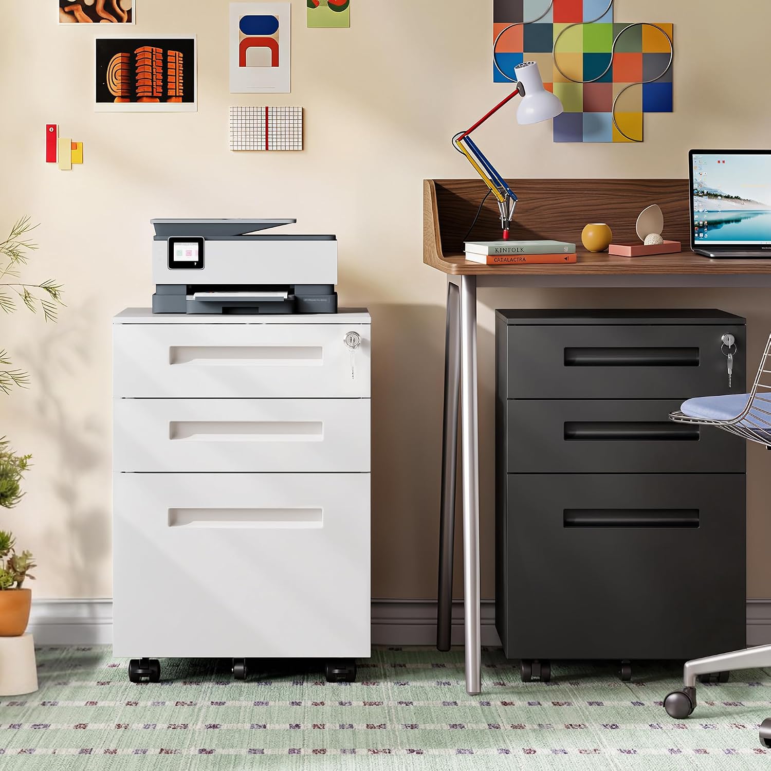 Thumbnail 1 de DEVAISE File Cabinet, 3 Drawers