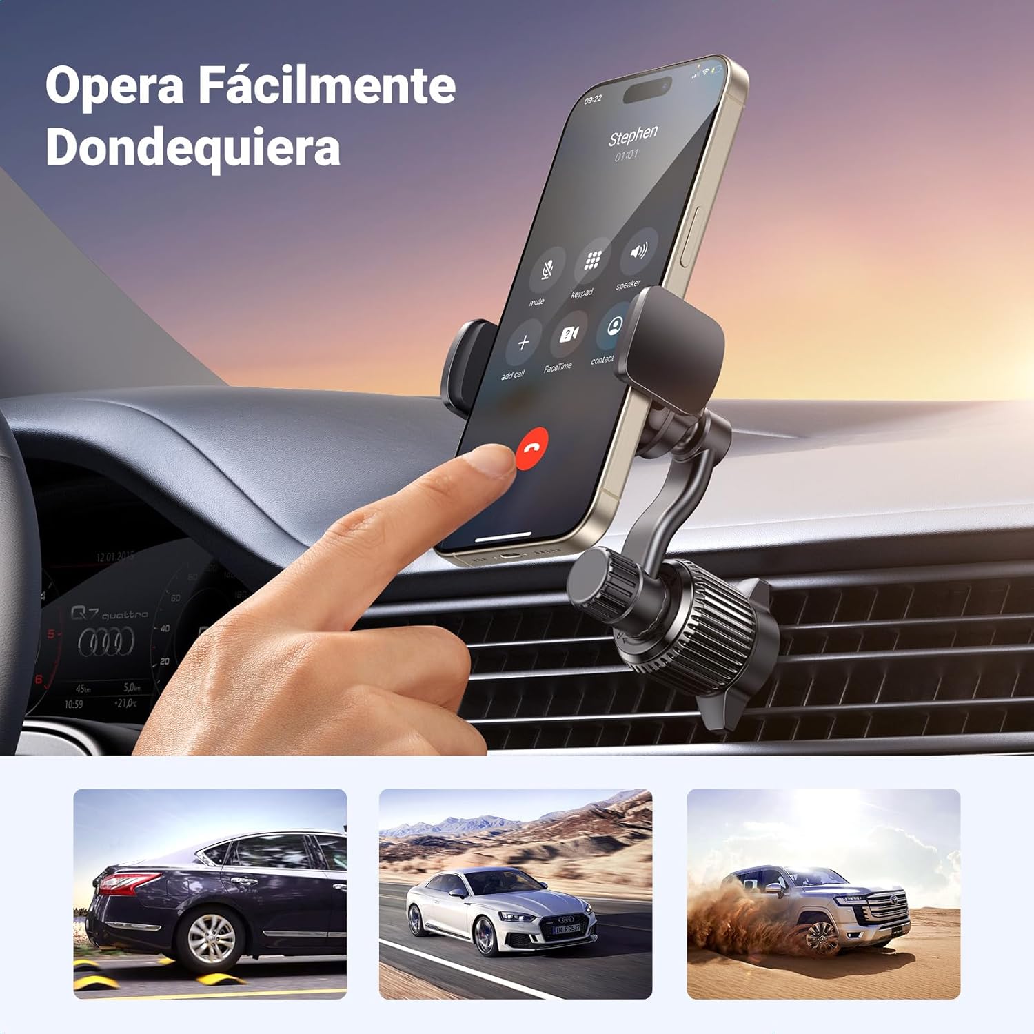 Thumbnail 6 de UGREEN Soporte móvil para ventilación del coche