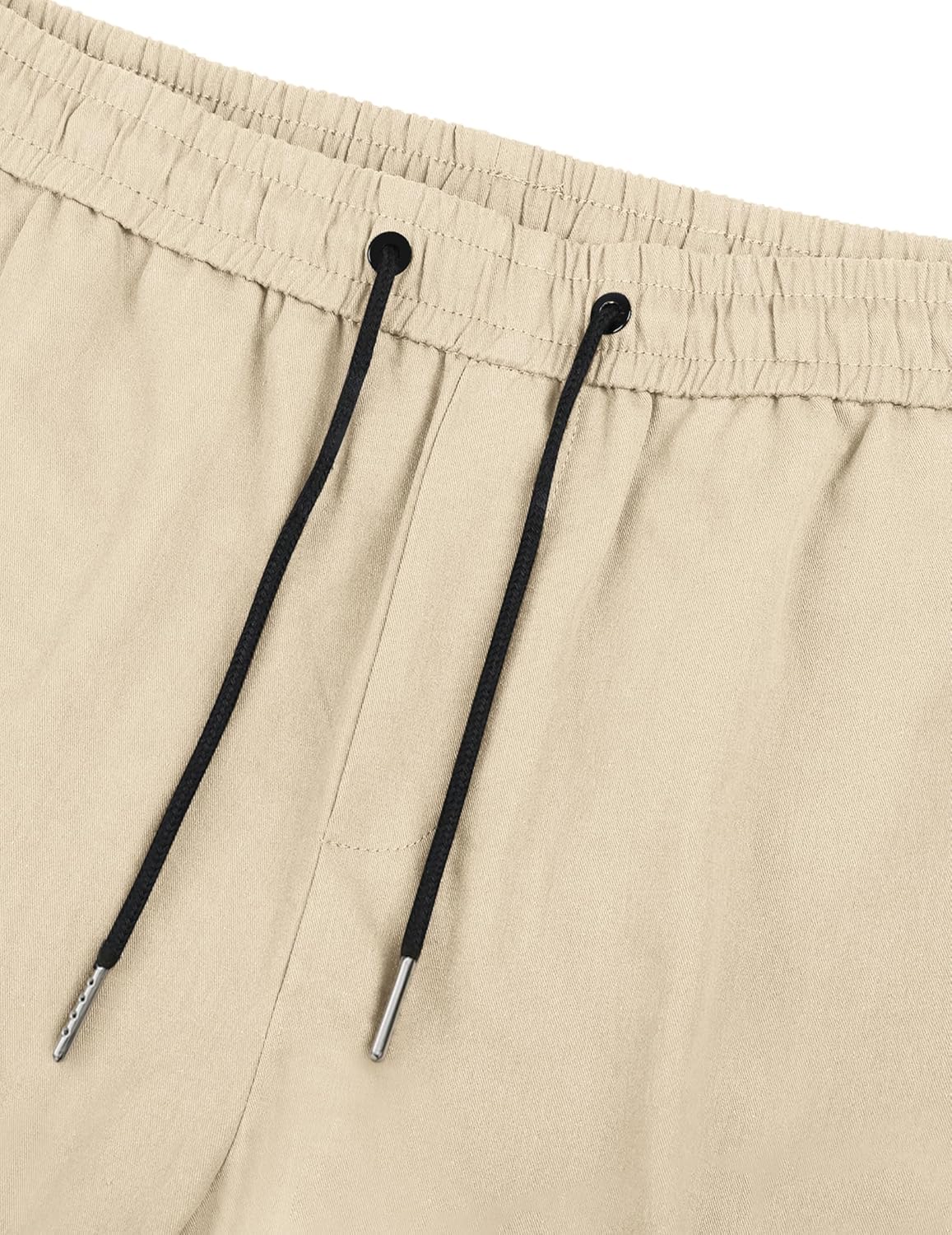 Thumbnail 5 de TARAINYA Kurze Hosen Herren – Baumwolle Casual Shorts mit Tunnelzug und Taschen