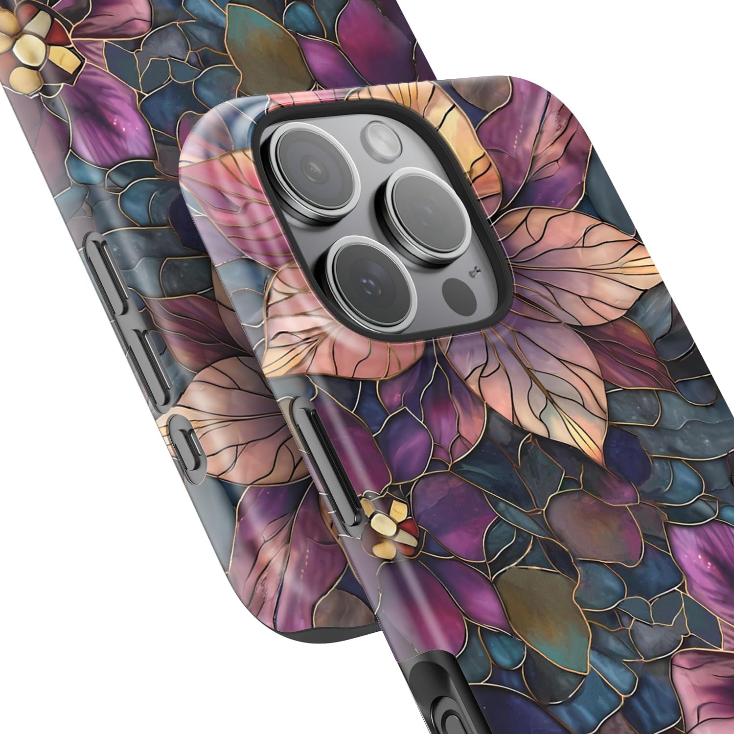 Detalle de DorisMax iPhone 16 Pro Max Case — Cute, Preppy Floral Design with MagSafe
