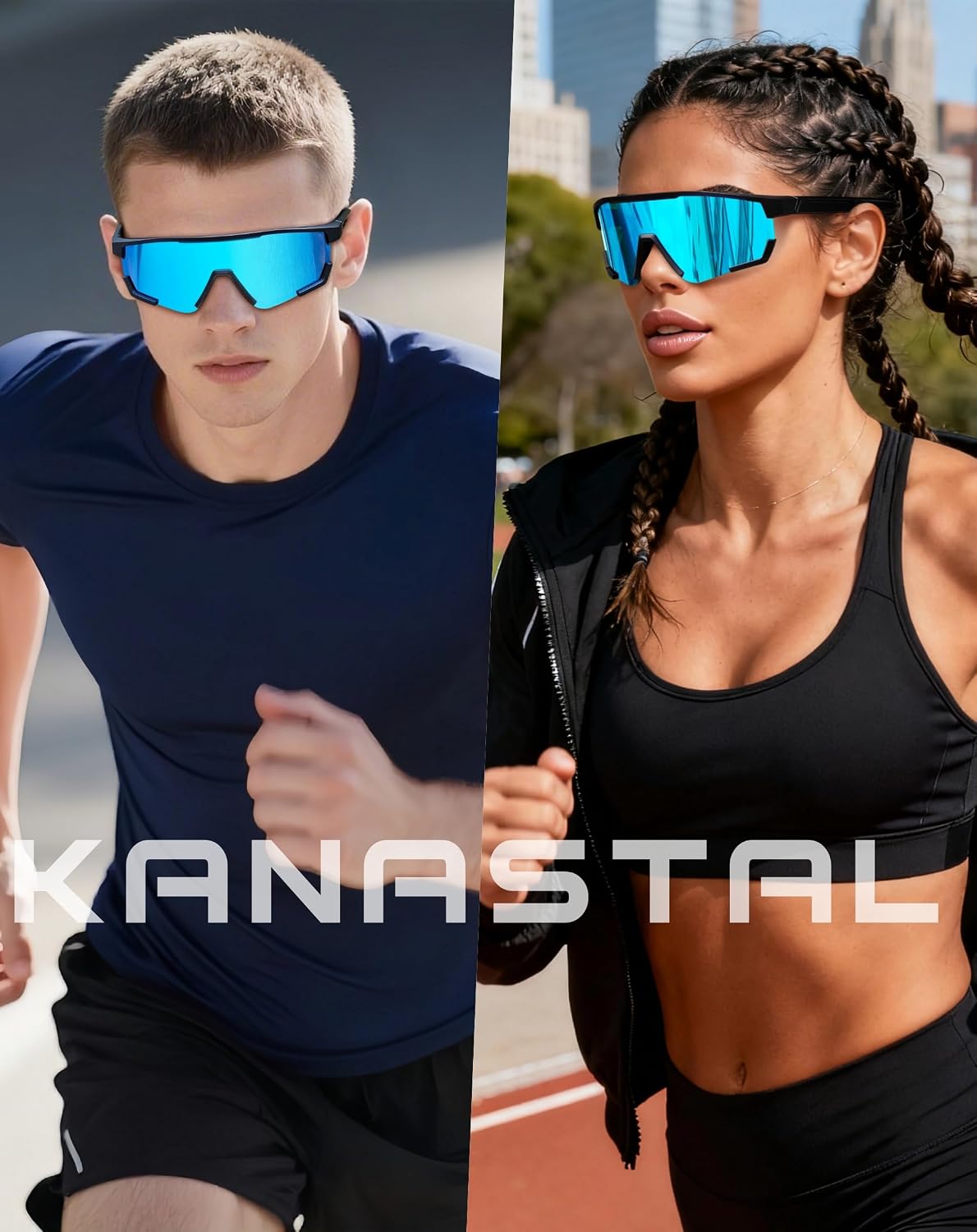 Thumbnail 1 de KANASTAL Gafas de Ciclismo TR90 Ultraligeras
