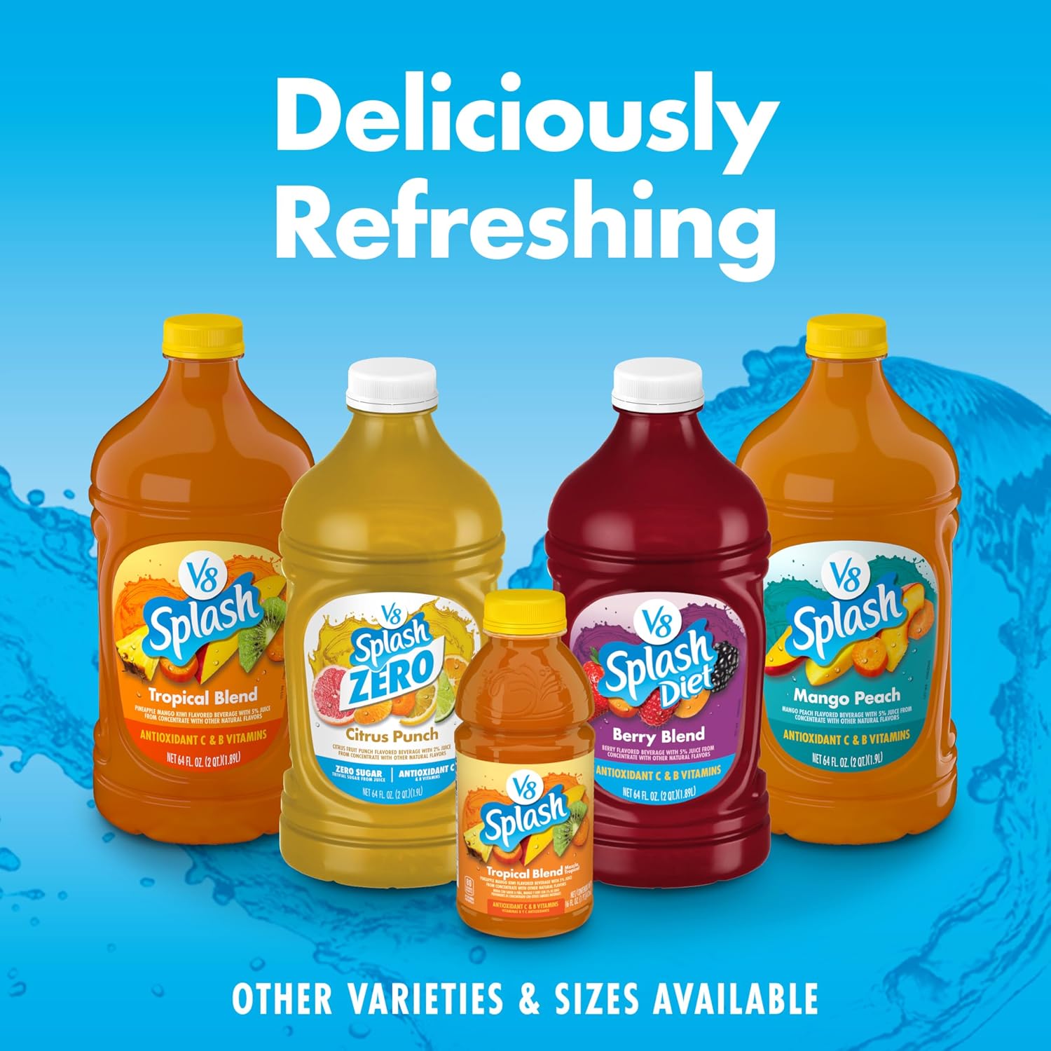 Thumbnail 6 de V8 Splash 200000029793 Citrus Punch Zero Sugar Beverage, 64 fl oz, 6-Pack