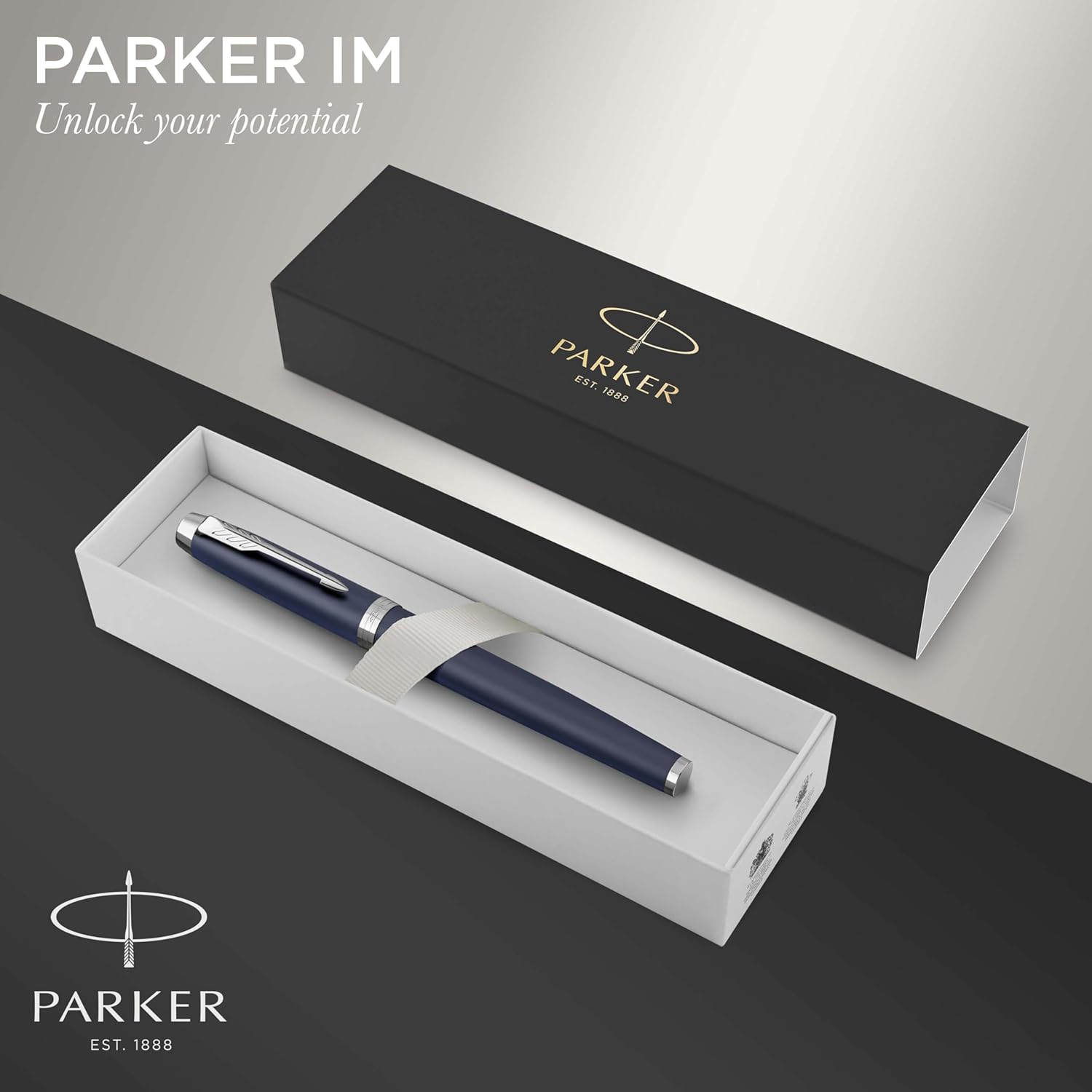 Thumbnail 1 de Parker IM stylo plume bleu mat ✒