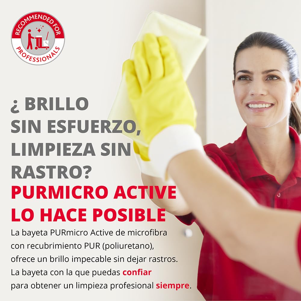 Thumbnail 1 de Vileda Professional Bayeta PurMicro Active 38x35 cm