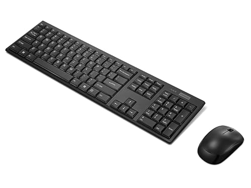 Thumbnail 1 de Lenovo 100 Wireless Combo Keyboard and Mouse (nano USB receiver)