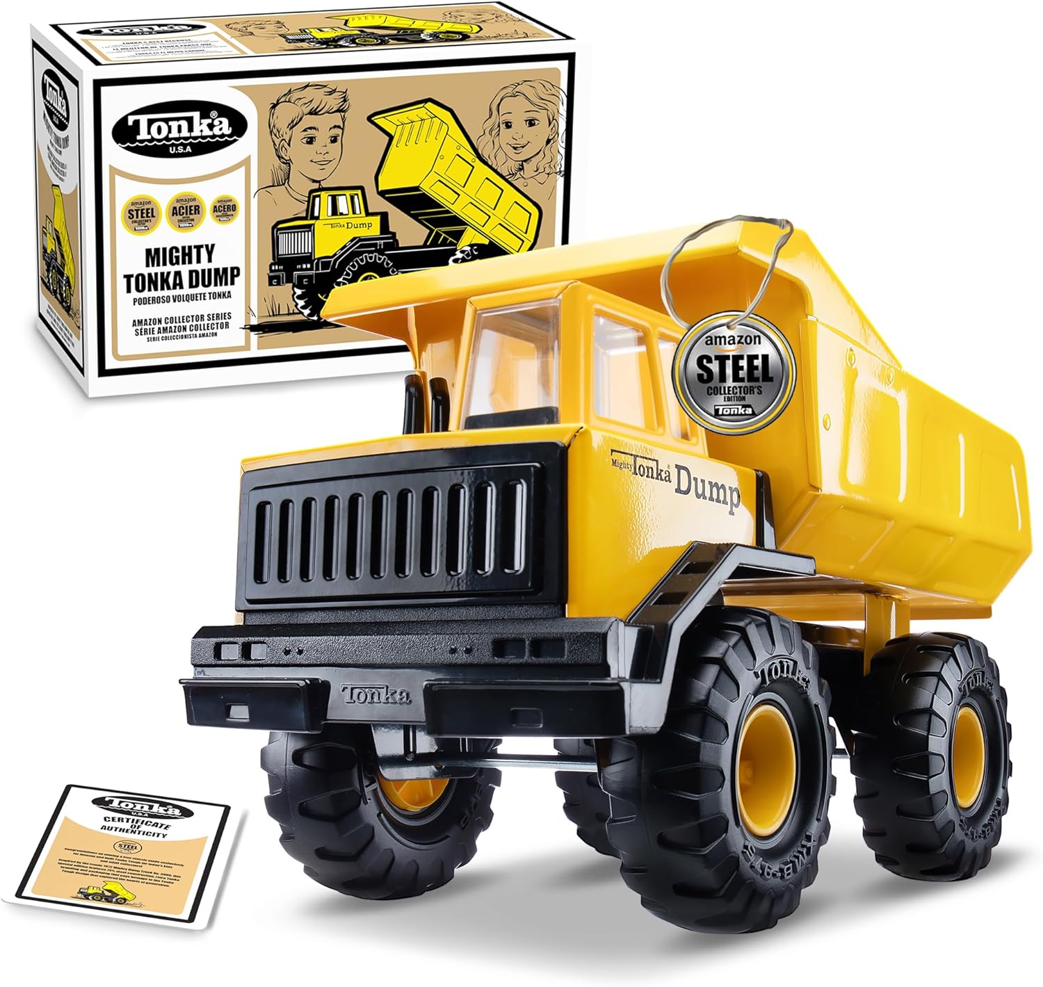 Detalle de Tonka Retro Collector's Edition Mighty Dump Truck – 2X Steel, Amazon Exclusive