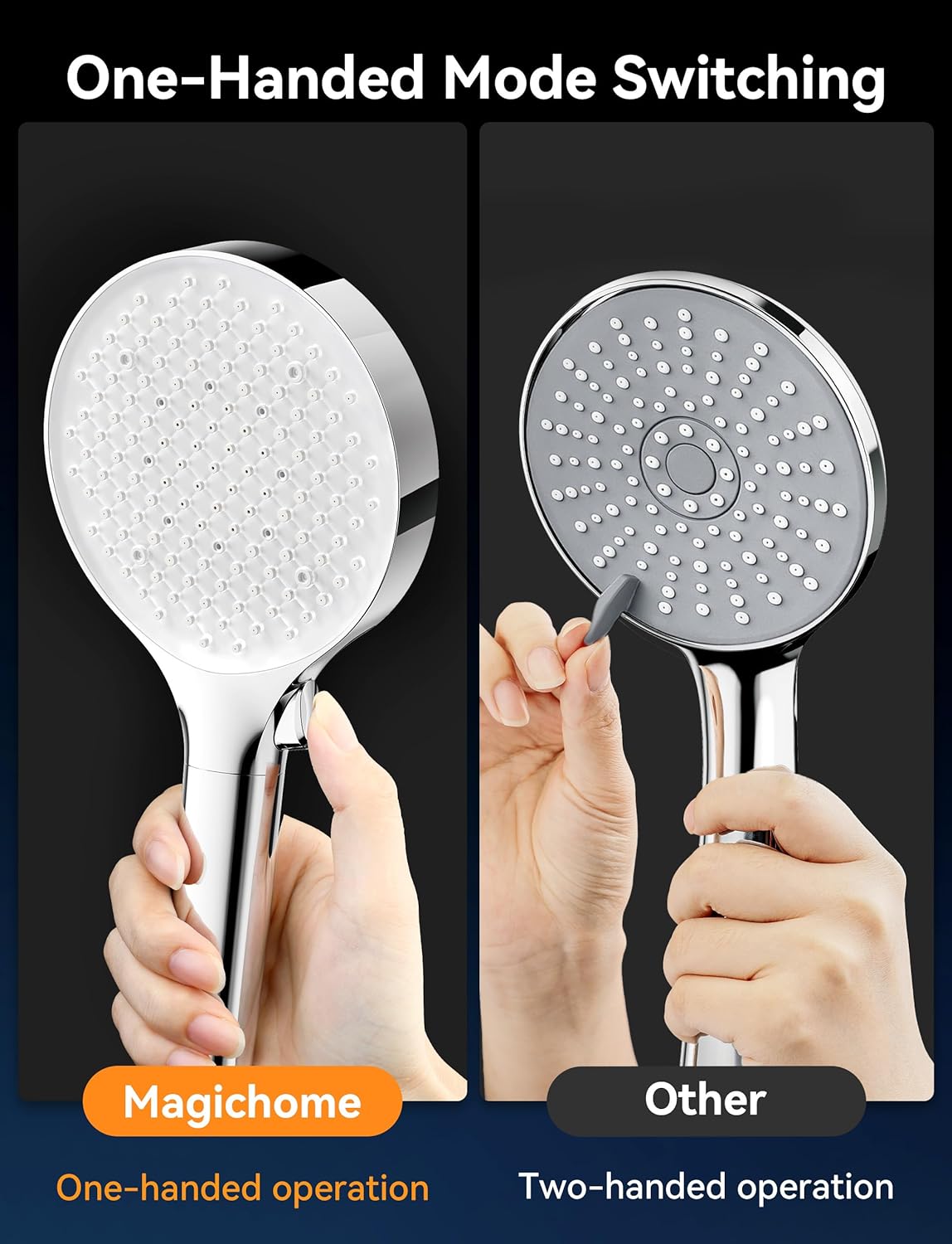 Thumbnail 4 de Magichome Hard Water Filter Shower Head with 1.5m Hose – 6 Modes, 25‑Stage Filtration
