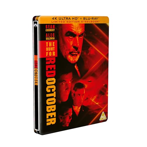Detalle 1 de The Hunt for Red October SteelBook Blu-ray (Region A) – A Practical, durable pick