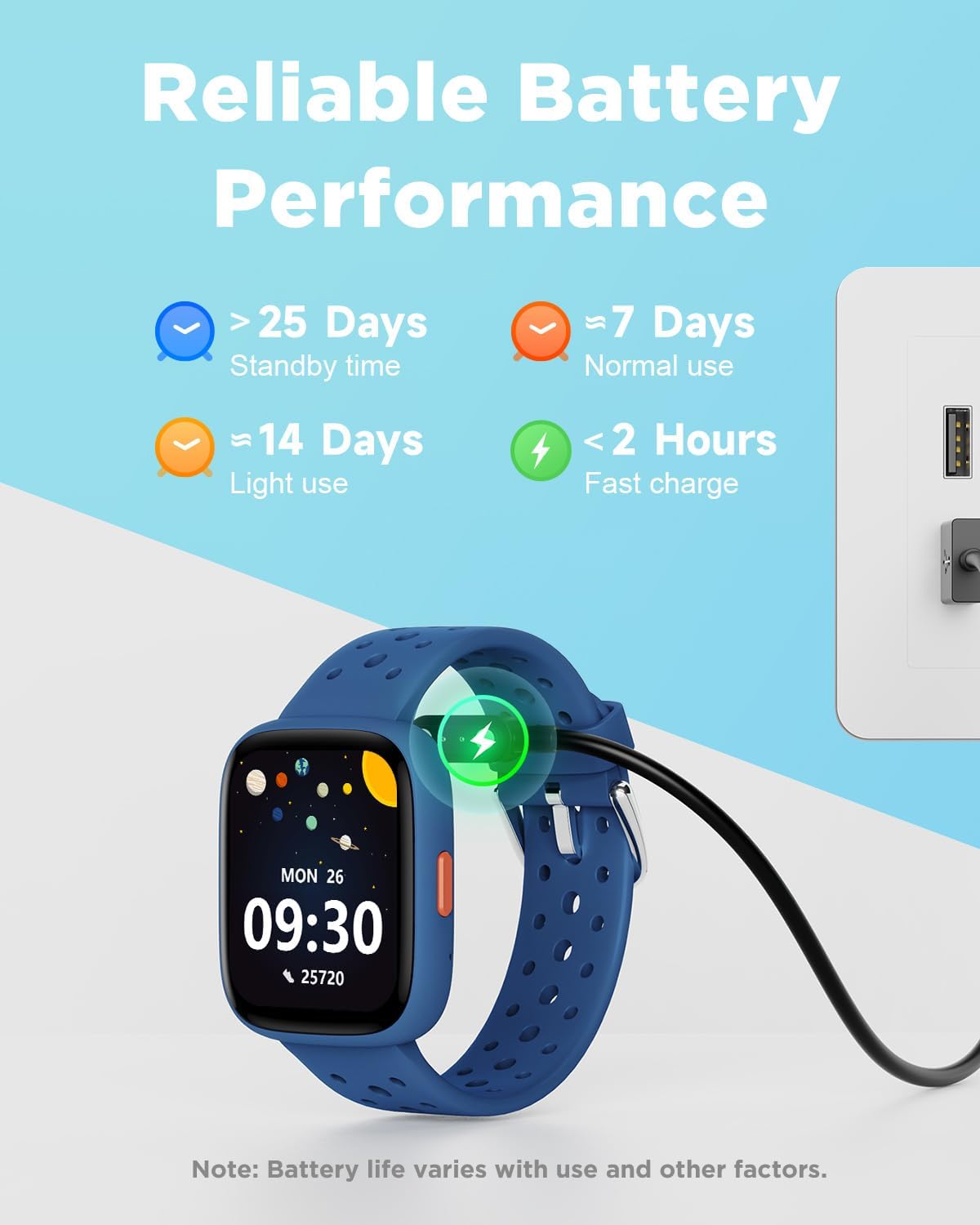Thumbnail 6 de BIGGERFIVE BRAVE 2 1.8" Kids Fitness Watch