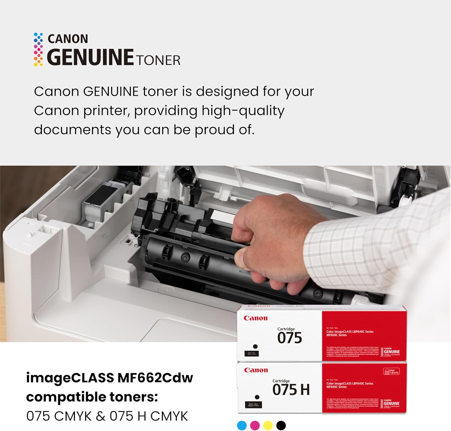 Detalle de Canon color laser printer MF662Cdw
