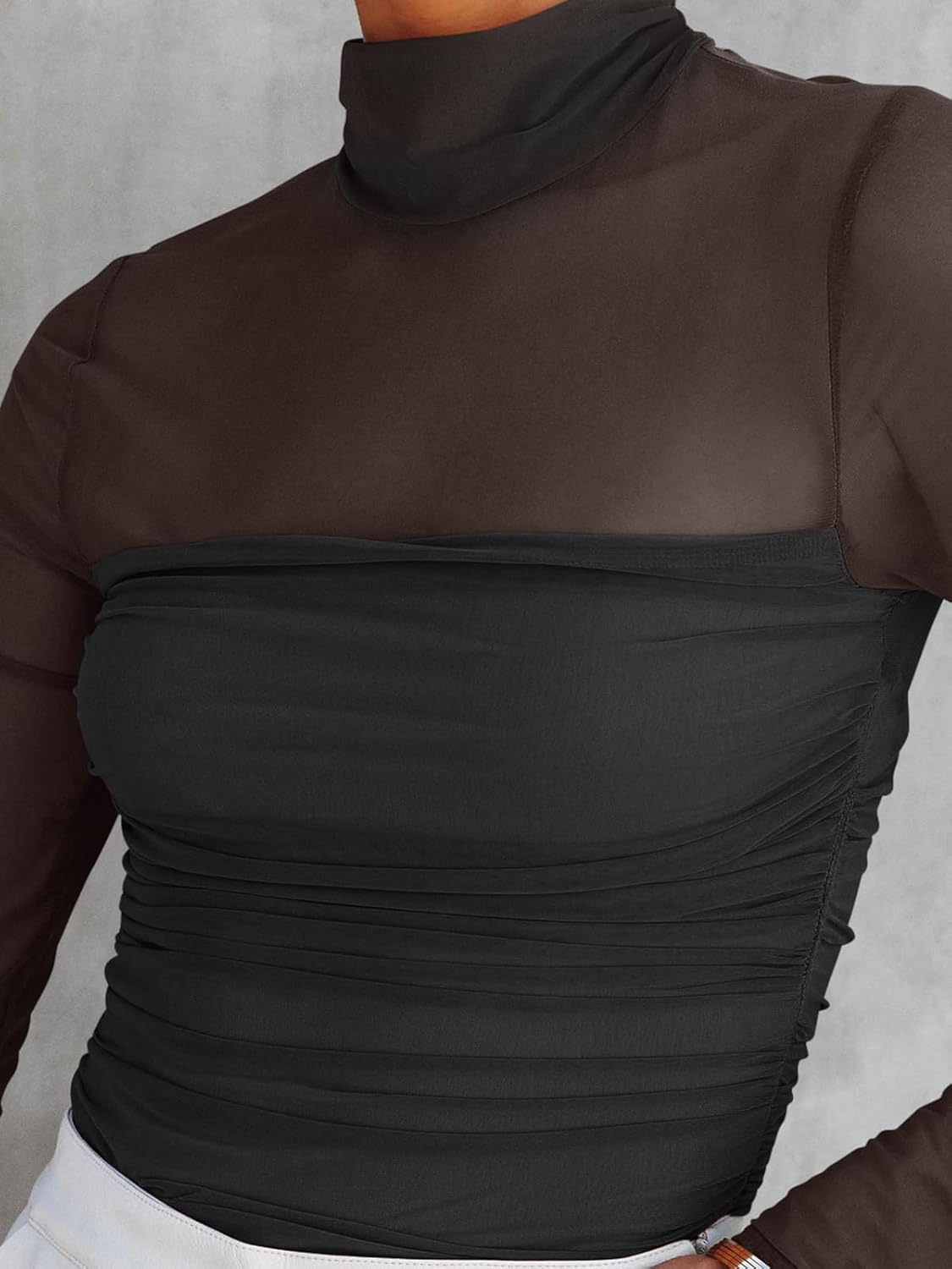 Thumbnail 3 de REORIA Women’s Sheer Mesh Bodysuit