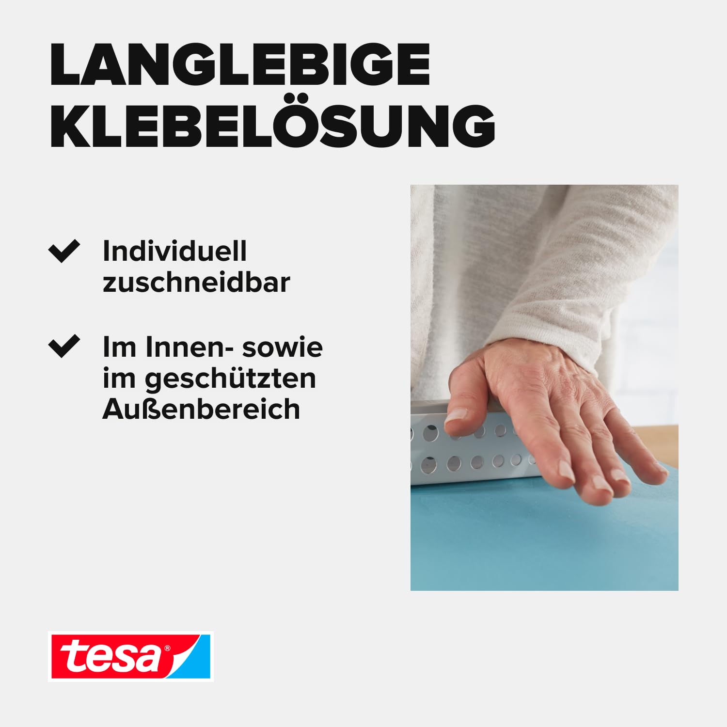 Detalle de tesa Powerbond Ultra Strong Montageband – doppelseitiges Klebeband, 5 m