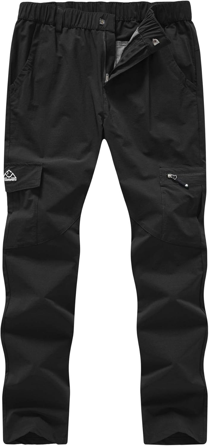 Detalle 2 de YSENTO Women’s Hiking Pants Lightweight Stretch Quick Drying UPF 50 Cargo Pants with 6 Pockets