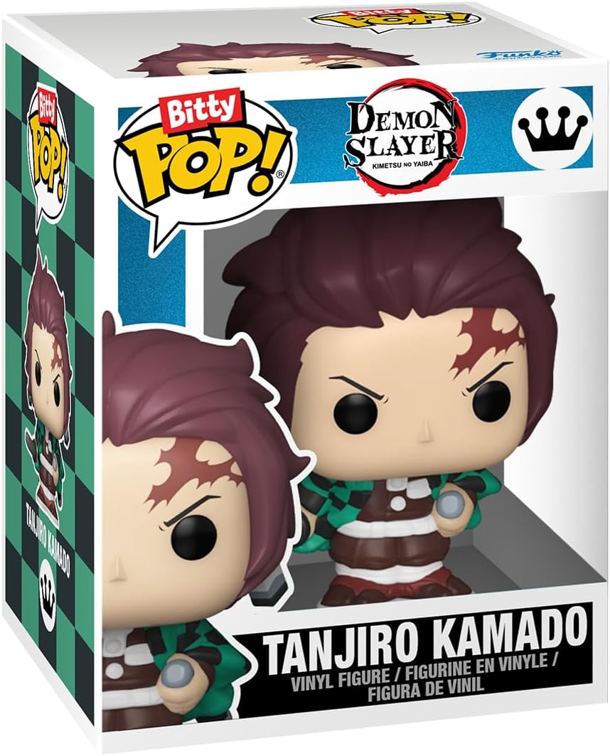 Detalle de Funko Bitty POP! 4 Pack: Demon Slayer – Tanjiro Kamado, Sabito e Makomo, Mystery Mini Figures 0,9