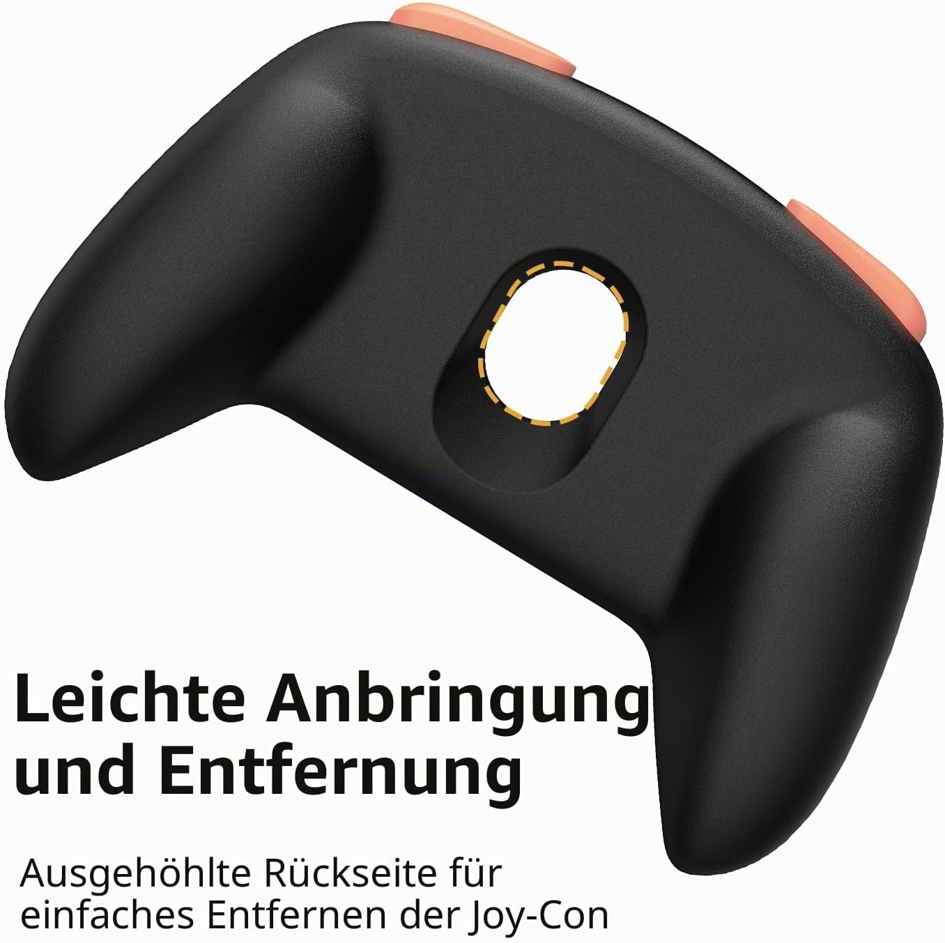Detalle de SAVAGE RAVEN MiniGrip Hand Grip für Nintendo Switch 2 Joy-Con | Neon Blau & Rot