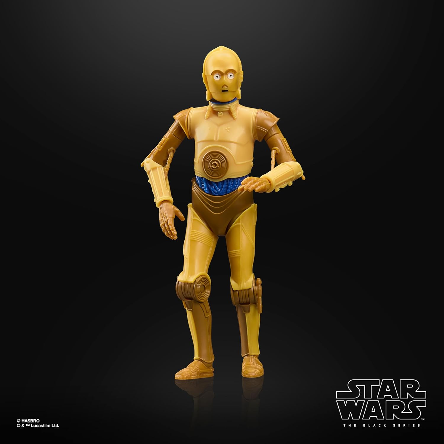 Detalle de ハズブロ STAR WARS ブラックシリーズ G3226 C-3PO 15 cmアクションフィギュア、可動・コレクターズコイン付き