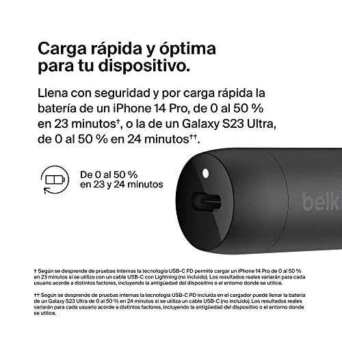 Thumbnail 1 de Belkin BoostCharge Cargador Rápido para Coche 30W 🚗