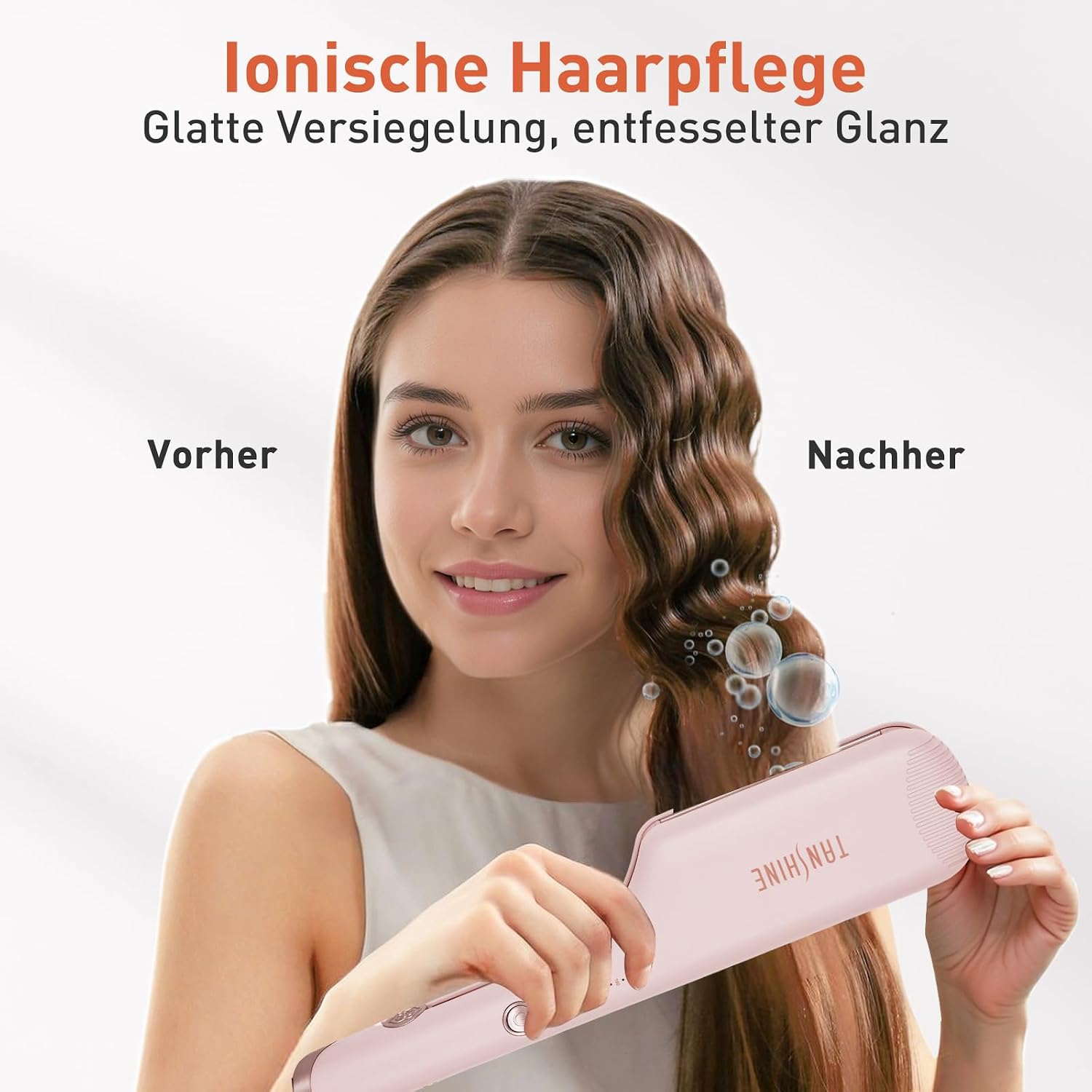 Thumbnail 1 de TANSHINE 32mm Welleneisen – Mermaid Beach Waves mit 5 Temperaturstufen