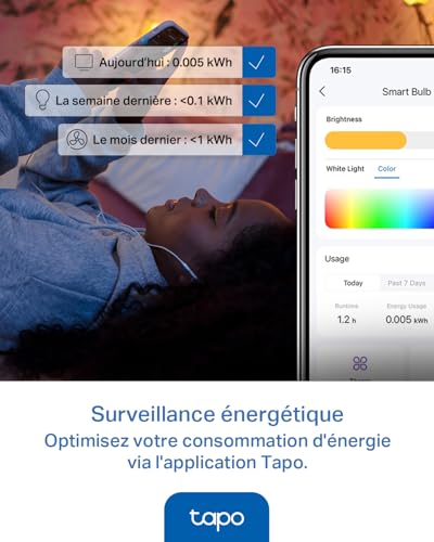 Thumbnail 8 de Tapo Ampoule Connectée Alexa E14, Multicolore LED Dimmable L430P