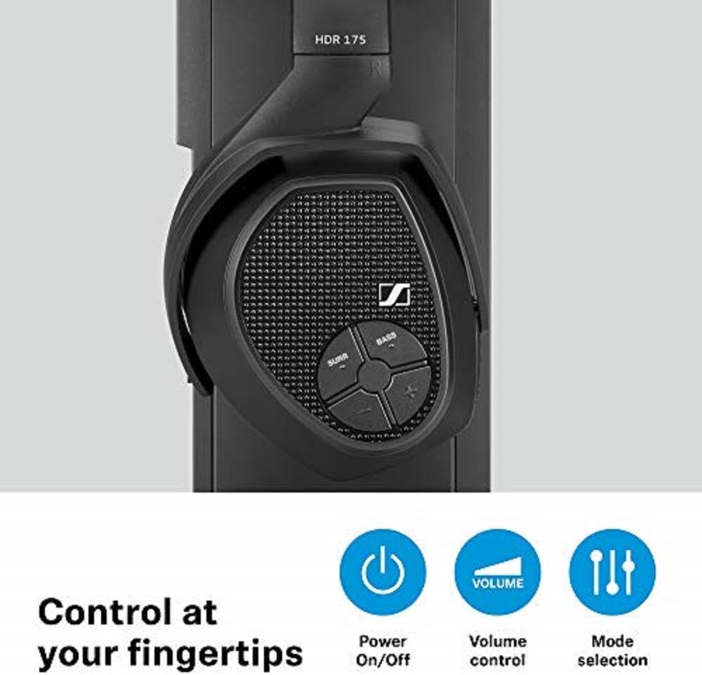 Thumbnail 3 de Sennheiser RS 175 RF Wireless Headphones – a practical take on TV listening