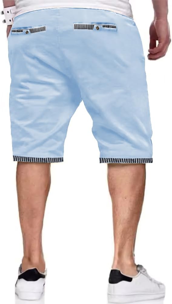 Thumbnail 1 de ZOXOZ Kurze Hosen Herren – Sommer-Shorts aus Baumwolle/Leinen mit Stretch und Taschen