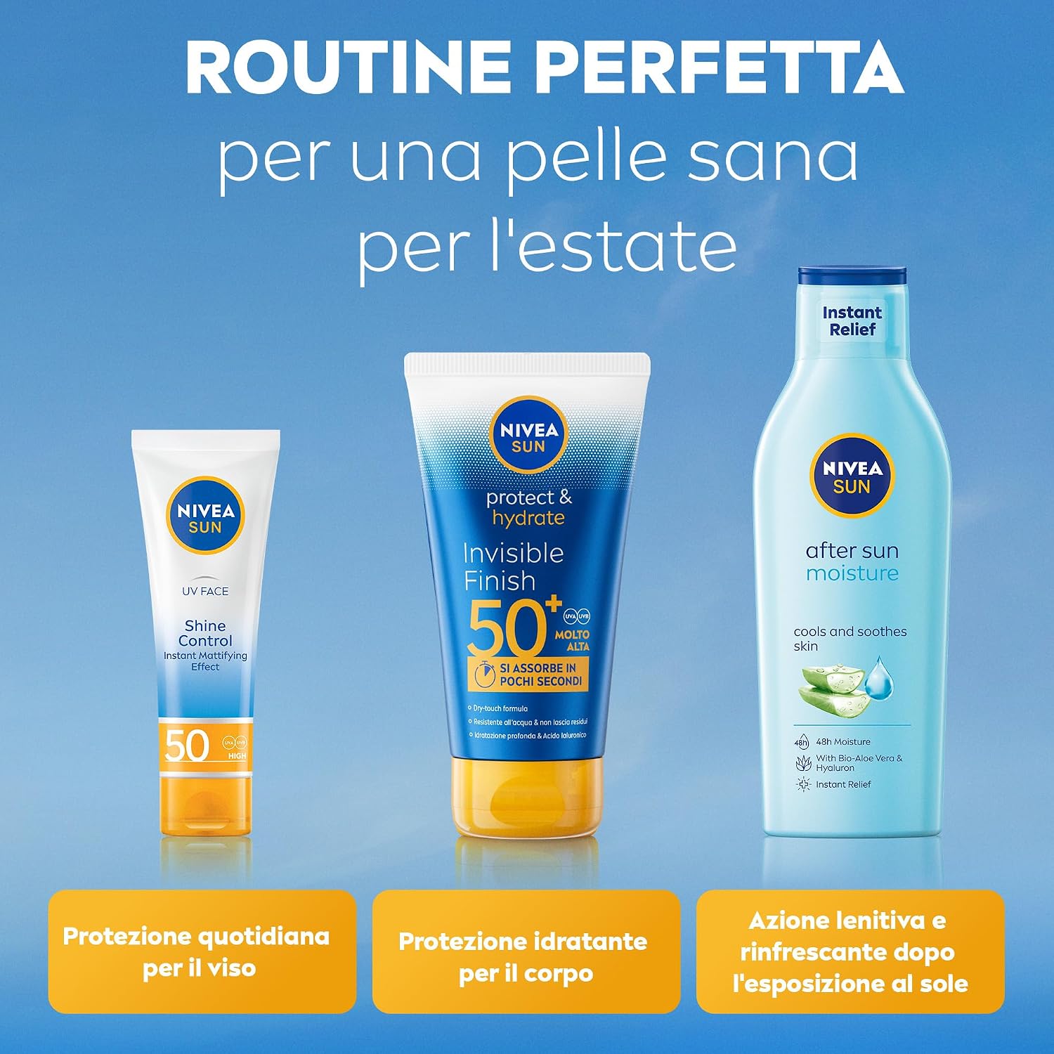 Thumbnail 6 de NIVEA SUN Protect & Hydrate Invisible Finish SPF 50+ 150 ml — Protezione solare leggera, idratante e invisibile