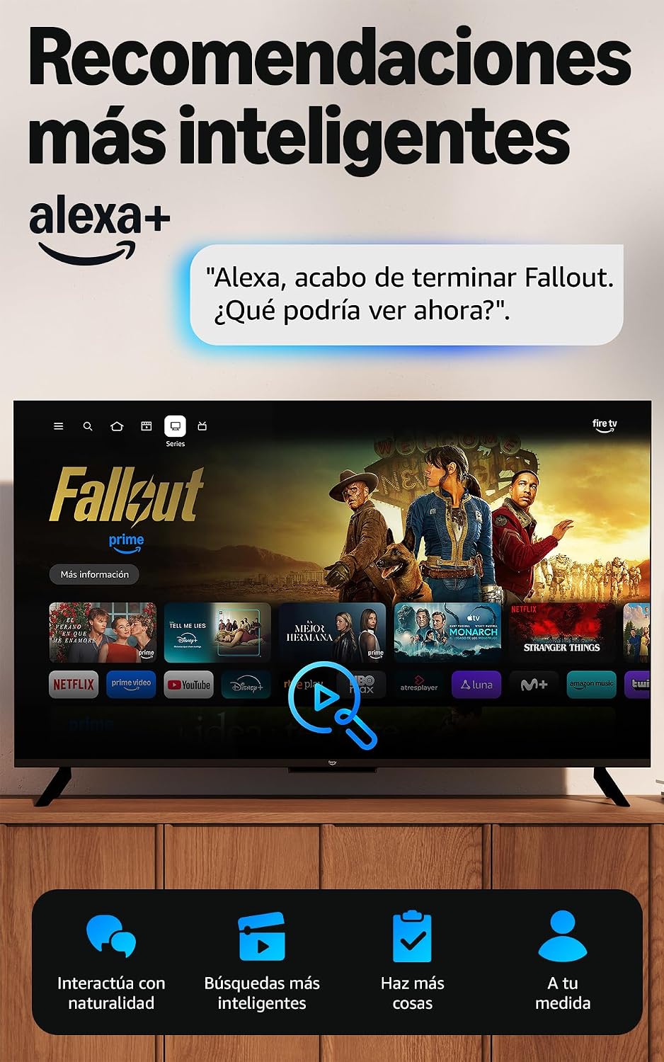 Thumbnail 3 de Amazon Fire TV Stick HD (última generación) con TV en directo gratis: ficha de compra clara