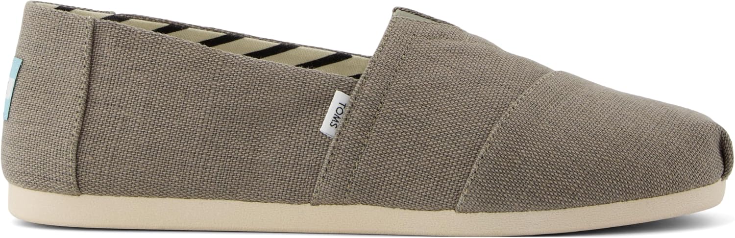 Detalle de TOMS Men's Loafer Flat, Grey (UK 10) — Practical Everyday Minimalist