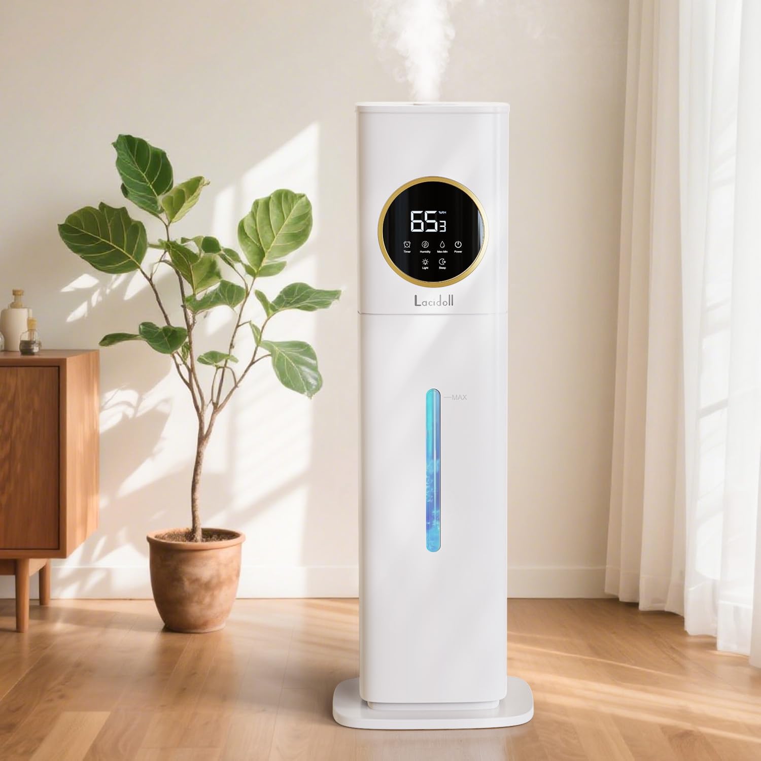 Detalle de Lacidoll Large Room Humidifier, 2.1-Gallon