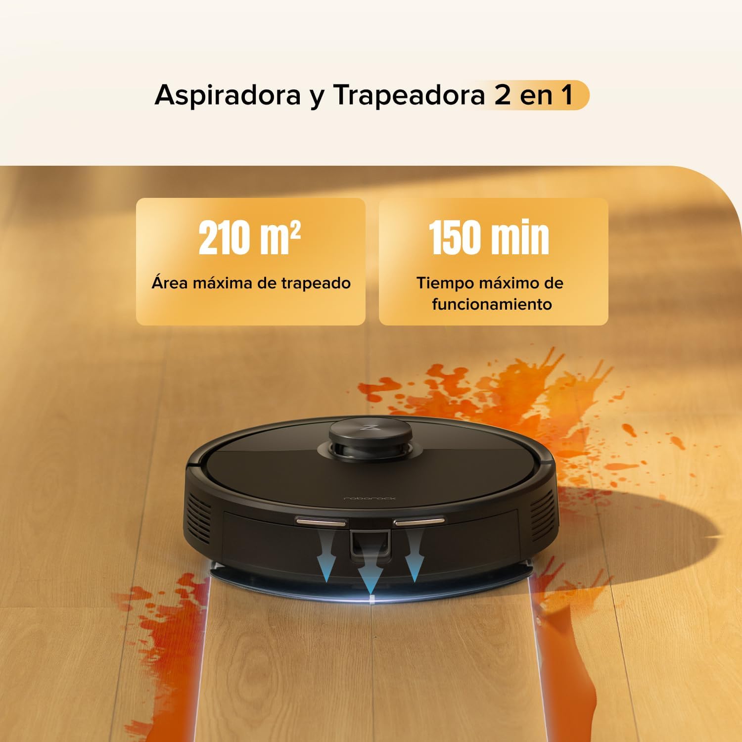 Detalle 2 de Roborock Q7 M5 Robot Aspirador y Fregasuelos 🤖
