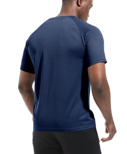Detalle de Boyzn 5er Pack Sport T-Shirts Herren – Funktionsshirt mit Mesh, 4-Wege-Stretch & Reflexstreifen