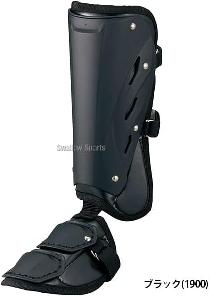 Detalle 2 de ZETT BLL2081R 打者用レッグガード マット仕様 フリーサイズ・長さ250mm