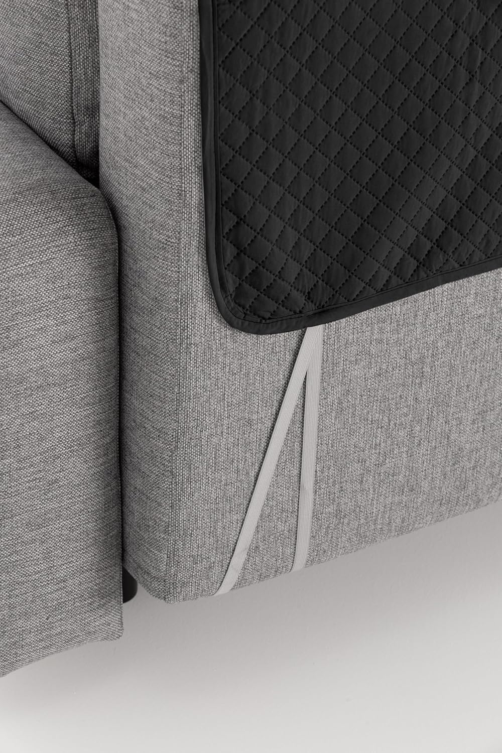 Thumbnail 5 de Textilhome Funda Sofa Adele Chaise Longue 240cm 🛋️ Negro