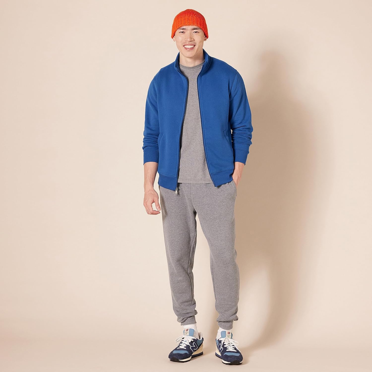Thumbnail 3 de Amazon Essentials Felpa in pile con zip e collo a lupetto per uomo – vestibilità classica