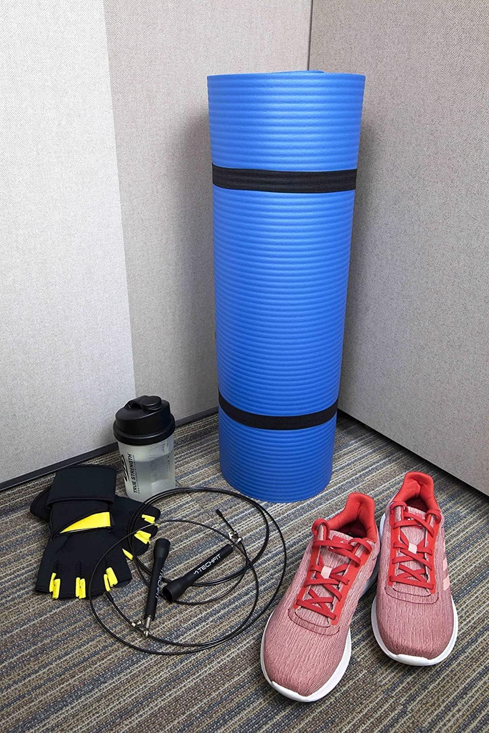 Thumbnail 6 de TechFit Fitness Tappetino Yoga Professionale 180 x 60 cm, 10/15 mm