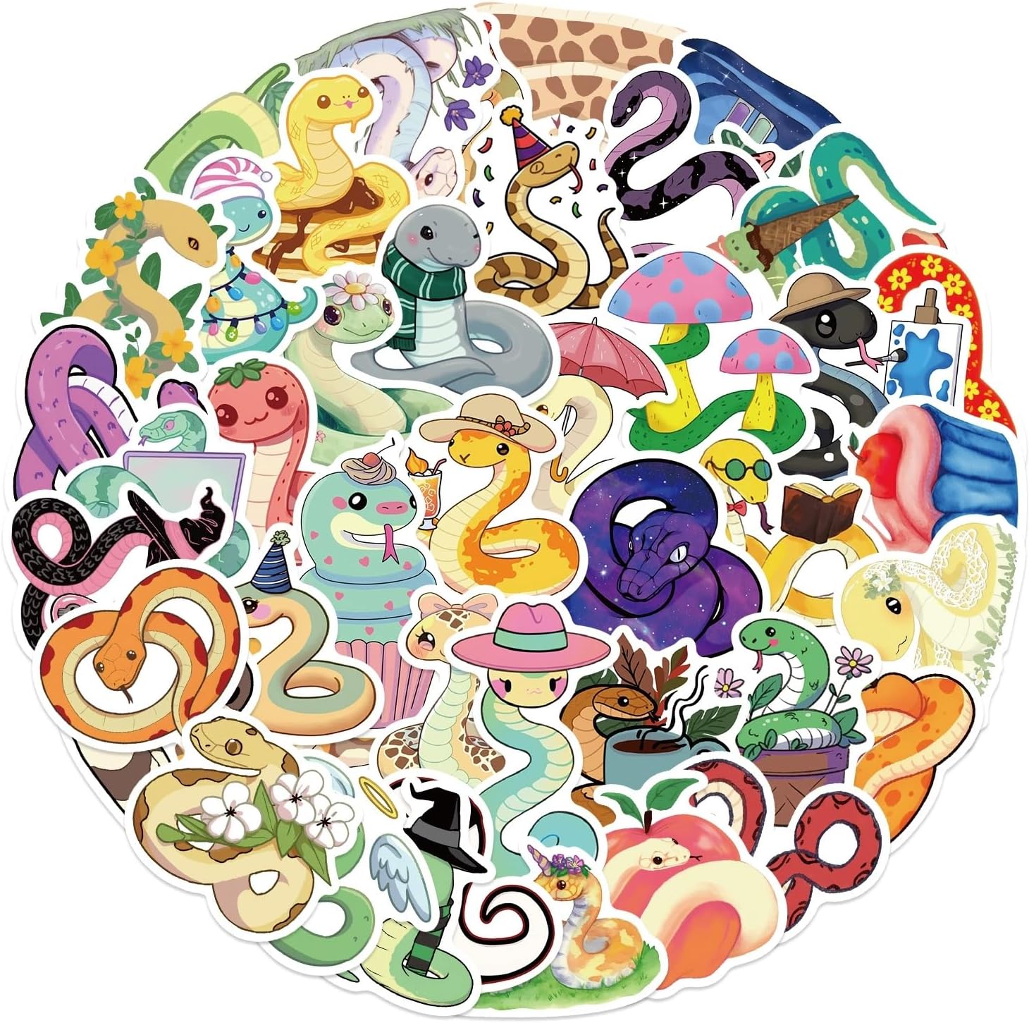 Thumbnail 6 de 50 Pcs Amusement Park Stickers for Kids, Teens and Adults – Waterproof Vinyl Decals Pack