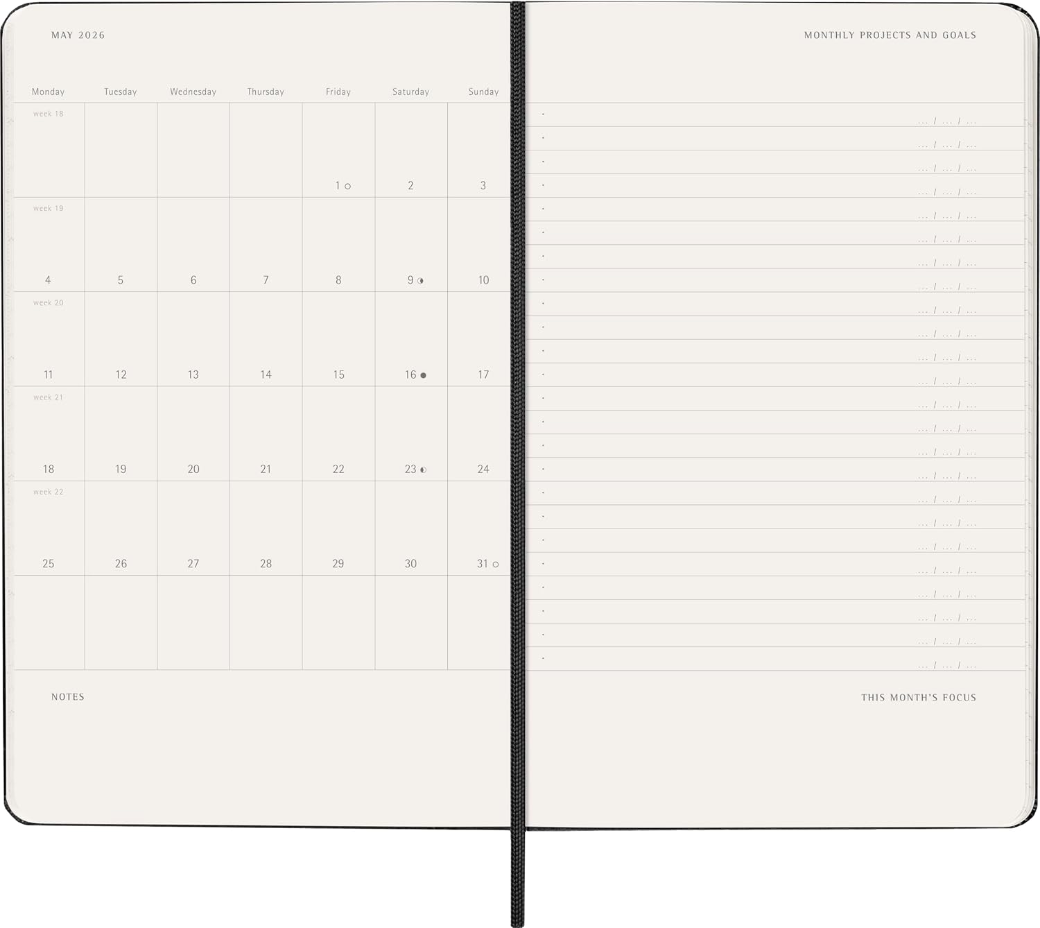 Thumbnail 6 de Moleskine Wochenplaner Vertikal Large 13x21 cm