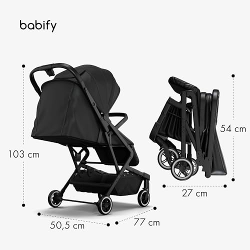 Thumbnail 6 de Babify Urban Ease carrito bebé 22 kg plegado una mano