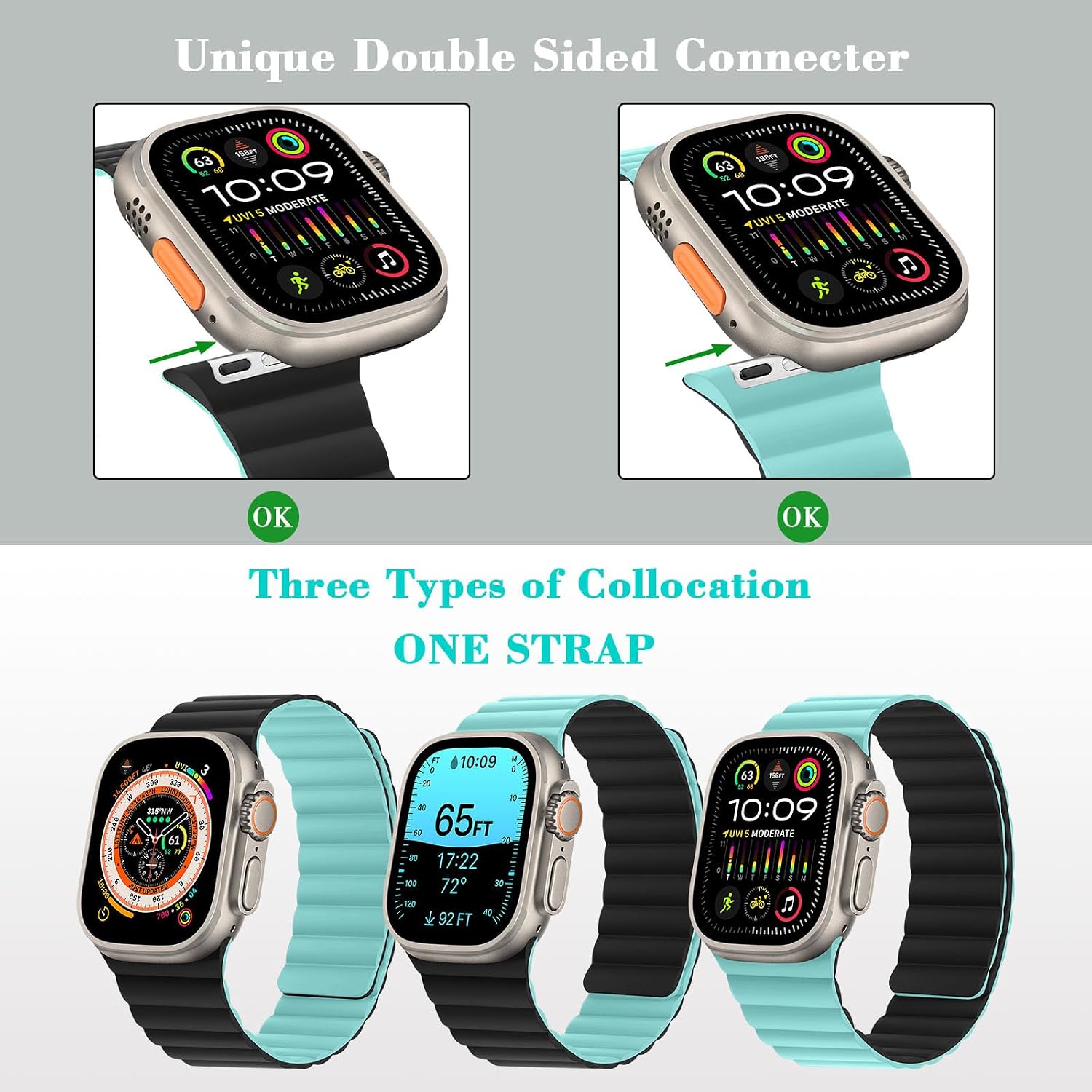 Thumbnail 1 de HITZEE magnetic Apple Watch strap 49mm