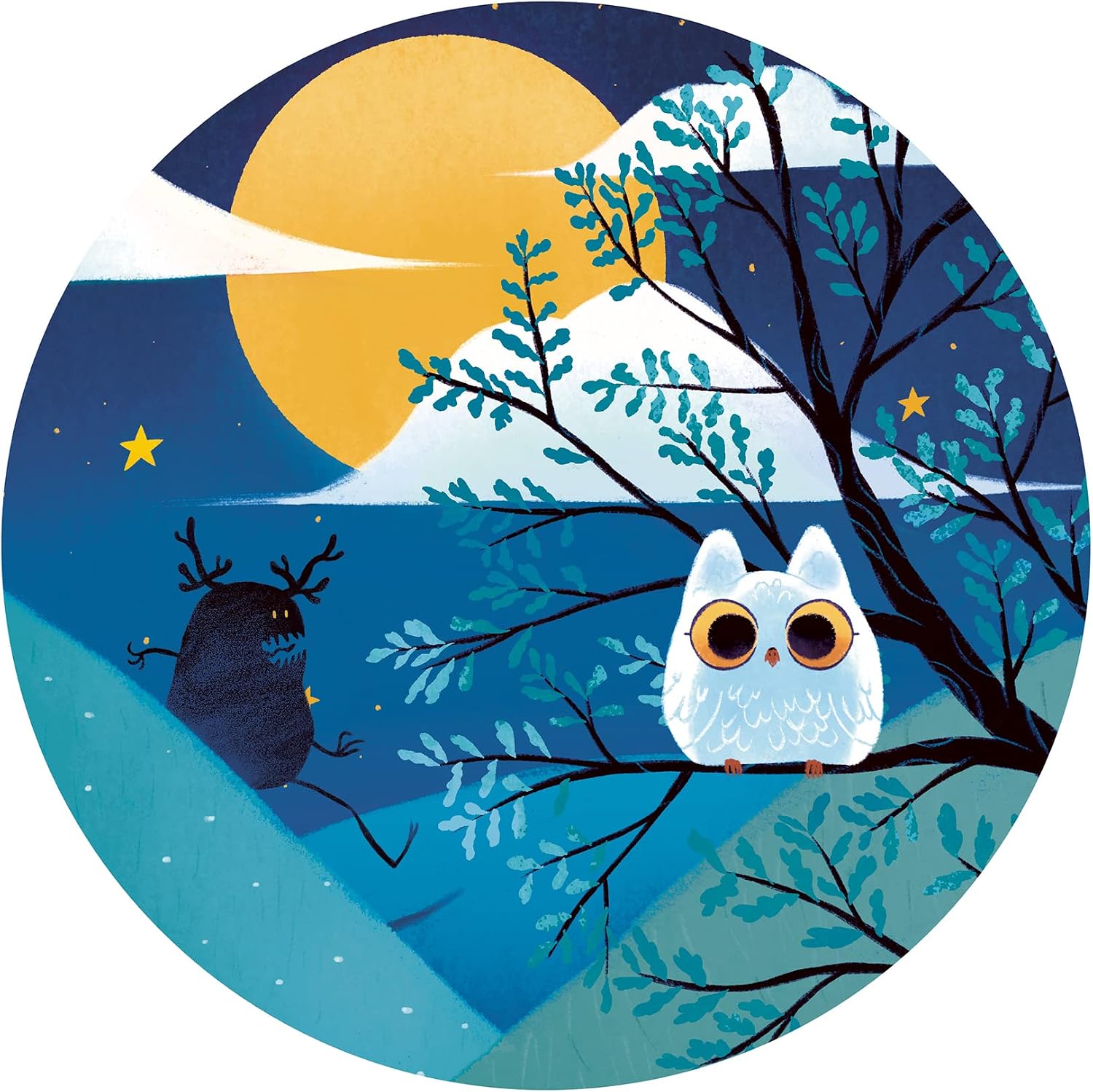 Thumbnail 1 de Djeco Chevalier de la pleine lune 36 pezzi puzzle enfant