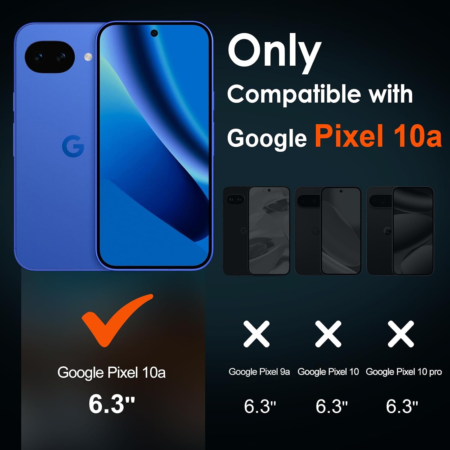 Detalle de iVoler 3 pezzi pellicola in vetro temperato per Google Pixel 10a con kit installazione